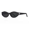 Estilo retro nuevas gafas de sol gm retro ojo de gato para mujer cara pequeña marco pequeño de alta gama gafas de sol estilo callejero europeo y americano