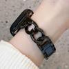 Adecuado para correa de metal iWatch9, pulsera S8, cadena de acero S7, cadena Xiangfeng, 6.ª generación SE, sentido avanzado 41 m