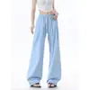 Pantalones Anchos Nuevos para Pareja 2026, Cintura Elástica de Verano, Pantalones Casuales Sueltos Delgados para Mujer, Opciones Multicolores para Hombre