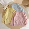 Chaqueta de Otoño para Niñas 2026 Dibujos Animados Gato Pequeño Dulce Suave Cárdigan Tejido para Bebé Suéter Infantil de Primavera Otoño Venta al por Mayor