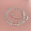 Joyería más vendida en Europa y Estados Unidos chapada en plata 925 de 6 mm 3: 1 collar Ferrero 40-75CM en stock