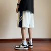 Shorts de marca da moda estilo americano para homens verão 2024 novo elegante plus size solto para estudantes basquete esportes calças casuais