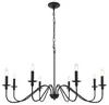 Candelabro de Hierro Forjado Estilo Americano Transfronterizo Creativo para Comedor, Sala de Estar, Diseño Moderno, Dormitorio Sencillo, Estudio, Iluminación de Velas