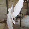 Escultura de Espuma Figuras de Anjo Feitas Sob Medida Produção de Fábrica Adereços e Ornamentos Redondos para Escultura Interna Processamento