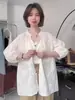 Nueva Camisa Estilo Chino Estilo Nacional para Mujer Tops Verano 2025 Nueva Chaqueta Bordada de Gama Alta Pequeña Protectora del Sol