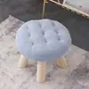 Banqueta em Formato de Flor para Uso Doméstico, Banqueta Baixa Moderna para Sala de Estar, Mesa de Centro, Sofá, Banqueta Pequena Fofa para Crianças, Quarto ou Banqueta para Trocar Sapatos na Entrada