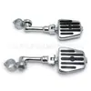 Pedal de Pie Modificado Universal Accesorios para Motocicleta Pedal de Pie Antideslizante Plegable Parachoques 1-1/4 pulgadas