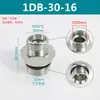 Adaptador hidráulico acero 45# Yonghua cono de 24 grados férula sello ED fitting para manguera 1CB 1CM 1DB 1DM