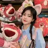 Agente de Compras da Disney para Faixas de Cabelo Shelliemay, Faixas de Cabeça de Pelúcia com Laço do Ursinho Duffy Fofo, Acessórios de Cabelo para Lavar o Rosto de Parque de Diversões