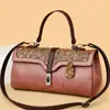 Bolso Transfronterizo para Mujer 2025 Nuevo Moda Retro Europea y Americana Bolso Almohada Personalizado Color Contrastante Bolso Cruzado de Mano para Hombro