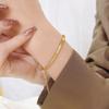 Pulsera de escamas de pescado para mujer, nueva moda de verano 2022, diseño de nicho con detalles dorados de 18 quilates, pulsera de oro de alta calidad.