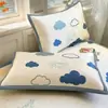 Par de Fundas de Almohada de Seda Helada Refrigerantes para Verano, Funda de Almohada Infantil de Seda Helada, Funda Interior para Núcleo de Almohada Individual para Uso en Casa en Verano