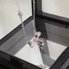 Nuevo Collar de Lazo Dulce para Mujer, Lujo Ligero, Elegante, Cadena de Clavícula de Gama Alta, Diseño de Nicho, Accesorios y Joyería de Moda