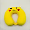 Almohada en Forma de U para Protección del Cuello con Bordado de Shiba Inu y Tiburón para Adultos y Estudiantes, Adecuada para Dormir, Almohada Cervical, Almohada de Viaje Portátil para Viajes Largos