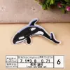 Atacado Transfronteiriço Patches Bordados Insígnias Bordadas por Computador Peixes Fofos do Oceano Mar Profundo Patches de Decoração de Roupas Apliques