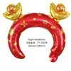 Atacado do Fabricante Faixas de Cabelo com Balão de Filme de Alumínio, Grampos de Cabelo, Gama Completa de Acessórios de Cabelo, Promoções de Festa de Aniversário para Jardim de Infância, Grampos de Cabelo Fofos