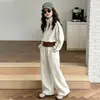 Conjunto de Primavera y Otoño para Niñas 2025 Nuevo Super Popular Estilo Coreano Niños Medianos y Grandes Niña Elegante Sudadera Casual Conjunto Deportivo de Dos Piezas
