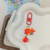 Campana de Primavera J45 Modelo de Año Nuevo Estilo Chino Colgante Llavero León Buena Suerte Carpa Encanto para Coche Bolsa Caricatura Linda
