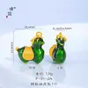 Tienda de Oro Puzuo Mismo Estilo Oro Arena Accesorios DIY Colgante Collar Caballo del Zodiaco para Mujeres Nuevo Estilo Chino Cadena para Clavícula Zodiaco Nacional