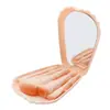 Set de 5 Brochas de Maquillaje Espejo de Concha para Polvo Suelto, Rubor, Base, Herramientas de Belleza, Stock Listo de Fábrica al por Mayor para Fijar el Maquillaje
