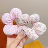Pano de esponja infantil, flor, bola, anel de cabelo infantil, elástico de cabelo sem ferimentos, corda de cabelo, tira de borracha, chapéu para meninas