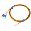 Sensor de Temperatura de Resistencia Térmica Superficial Aislado Cerámico Tipo Pt100/K Tipo Parche Resistencia de Platino Termopar de Fila de Cobre