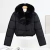 Moda de Invierno 2026 Versátil y Elegante Abrigo de Algodón, Chaqueta Acolchada Cálida y Elegante Sencilla, Chaqueta de Algodón Moderna para Mujer