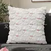 Nueva Funda de Almohada de Peluche Tridimensional de Conejo Orejas de Conejo Cojín para Sofá Cojín Lumbar Cojín Funda de Cojín de Pascua del Fabricante