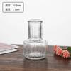 Conjunto de Vasos de Vidro Transparente de Luxo Leve com um Toque de Alto Padrão para Arranjos de Flores, Vaso de Vidro Hidropônico Decoração de Mesa