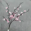 Flores de magnolia artificiales de 9 ramas para decoración de salón de bodas, arreglos florales para pasillo, flores artificiales de seda para bodas al aire libre, venta al por mayor transfronteriza