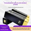 Caixa de Papelão Colorida para Cosméticos e Produtos de Skincare 357g Cartão Dourado e Prateado Caixa Dobrável Caixa de Embalagem Pequena Fosca UV Personalização