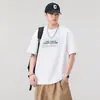 Ropa de Hombre Fengshe / 2026 Verano Nueva Camiseta de Algodón para Hombre Cuello Redondo Moda Suelta Transpirable Manga Corta