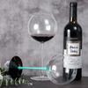 Copo de Vinho Tinto Maçã Criativo de Luxo Leve Copo de Vinho da Borgonha Copo de Barriga Grande Listrado para Casa Cálice Estilo Luxo Leve