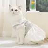 Ropa Nueva para Gatos para Primavera y Verano: Vestido con Arnés Estilo Pastoral a Cuadros para Gatos Azules, Gatitos y Gatos Sin Pelo