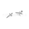 Arete de Acero de Titanio F136 Espada Cruzada con Zirconia 5A Arete Hélice Daga Titanio G23 Joyería para Piercing con Rosca Interna