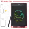 Pizarra LCD de escritura a mano a color de 8.5 pulgadas, 10 pulgadas, 12 pulgadas, tablero de escritura LCD para niños y estudiantes, pizarra LCD de actividad, regalo pequeño