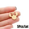 2024 Accesorios para colgantes DIY acero inoxidable cruz cruz transfronterizo en stock al por mayor collar joyería pequeña 5 piezas un paquete