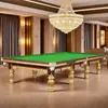 Mesa de Sinuca Billiard Marca Zhangye Ponte Dupla Fabricante de Mesas de Sinuca Billiard Mesa Padrão de Sinuca Yubei