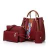 Moda Europea y Americana Tendencia 2025 Nuevo Conjunto de Cuatro Piezas de Bolsos para Suegra, Bandolera Cruzada, Bolsos de Gran Capacidad Venta al por Mayor