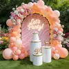 Set de Globos Color Durazno de 142 Piezas Adecuado para Bodas, Cumpleaños, Ceremonias de Graduación y Aniversarios