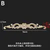 Dongyang Tallado en Madera Estilo Europeo Calcomanía Accesorios para Muebles Flores para Puertas de Madera Tallado Fino Calcomanías para Puertas de Gabinete Flores para Cabeceras Calcomanías de Madera Maciza Decoración