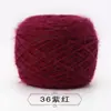 Grande Bola de Fio de Veludo de Esquilo com Fio de Seda Brilhante para Tricô à Mão, Cachecol, Chapéu, Xale de Mohair de Espessura Média Venda Direta Tricô à Mão