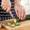Cuchillo para Fruta de Cocina para el Hogar Pelador Portátil de Frutas y Verduras de Acero Inoxidable Pelador de Plátano Manzana