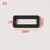 Accesorios para Equipaje Hebilla Cuadrada de Plástico Hebilla de Ajuste Hebilla Diaria Hebilla de Boca de Forma Hebilla de Dos Etapas Accesorios para Equipaje Deslizador para Correa de Mochila
