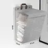 Cesto de Roupa Suja Dobrável, Cesto de Armazenamento para Meias e Roupas, Grande Capacidade, Montado na Parede, Cesto de Roupa Suja sem Furos, Cesto de Roupa Suja para Banheiro