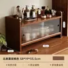 Estante de mesa Armário de armazenamento de mesa Rack de exibição multicamadas Organizador de bancada Armário de armazenamento de toucador Caixa de armazenamento à prova de poeira