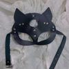 Herramientas divertidas de coqueteo látigo pequeño de cuero herramienta de atadura sm máscara para ojos accesorios de castigo ropa de cama de pasión para marido y mujer generación