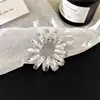 Cordón para Teléfono de Estilo Frío Plateado de Gama Alta, Lazo para el Cabello, Cuerda para Cola de Caballo Simple de Verano, Banda de Goma de Alta Elasticidad, Accesorio para el Cabello