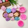 Molde de Silicona para Flor de Florero de Yeso Aromaterapia Hortensia Plumeria Producción Zhou Gong Piedra Difusora Molde de Flor Ay002.1391