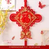 Colgante de nudo chino para Año Nuevo, decoración de character "Fu" roja de alta gama para la sala de estar, inauguración de casa, puerta de entrada y decoración del hogar para la buena fortuna y el ambiente festivo